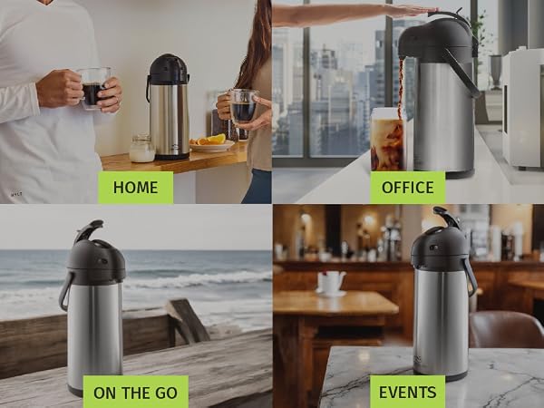 restaurant coffee dispenser for a hotel, the office, a corporate meeting or break room