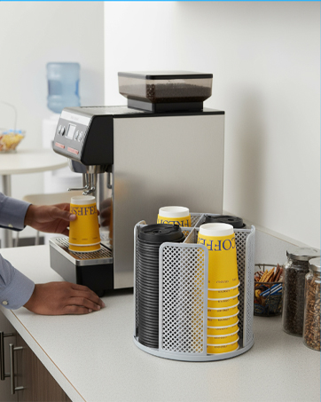 Rotating Paper Cup Holder