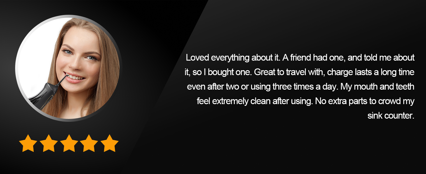 water dental flosser