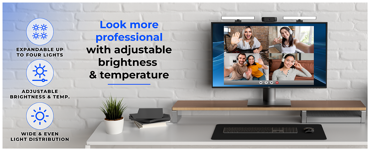 video conference light