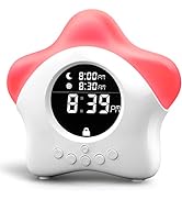 Stay-in-Bed Clock for Kids - Toddler Sleep Training Clock, Night Light & Alarm Clock