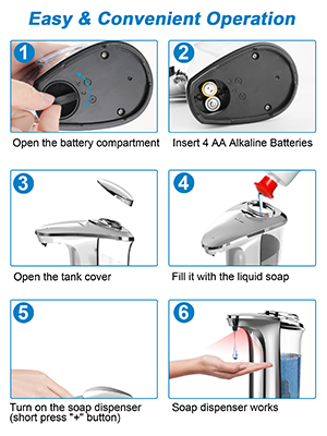 touchless soap dispenser