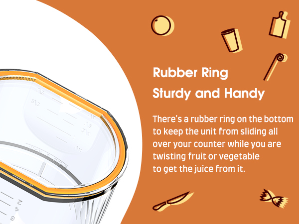 Citrus Juicer 4-in-1 Manual Juicer