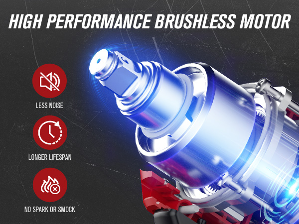 impact gun with brushless motor