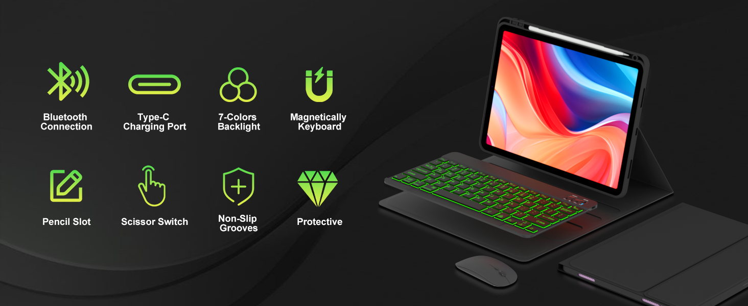 9th 8th 7th 10.2 keyboard