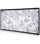 Large Extended Mouse Pad(Black Garden