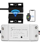XDTKML Smart Garage Door Opener Smart Garage Controller WiFi Garage Door Opener Controller Compat...