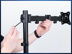 Add Arm to Pole and Tighten