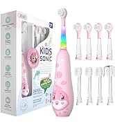 SEAGO Kids Electric Toothbrushes Rechargeable, Toddler Electric Toothbrush with Magnetic Charging...