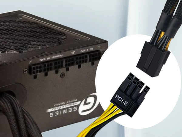 8 Pin PCIe Splitter Cable