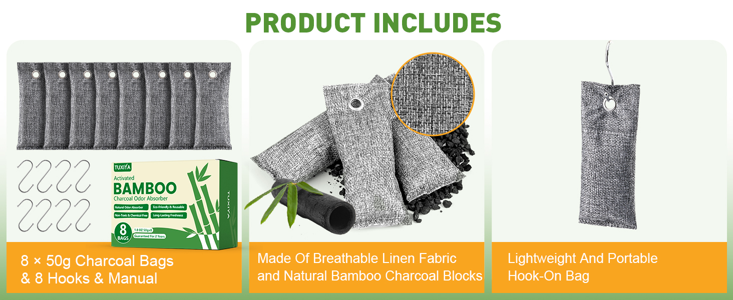 Bamboo charcoal bag