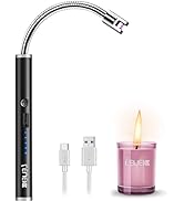 Candle Lighter, Upgraded USB Charging Arc Lighter with 360° Flexible Neck, Suitable Ignite Light ...