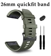 fenix 5x plus silicone band