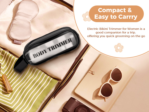 painless razors for women with travel case
