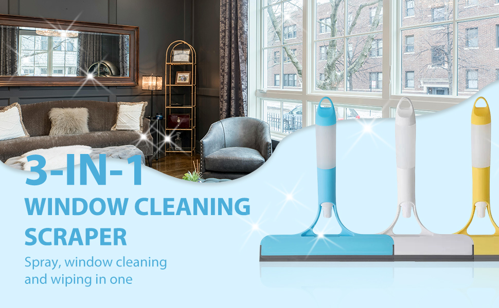3 in 1 window cleaning scraper