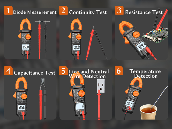 Function Demonstration of Amp Clamp Mete