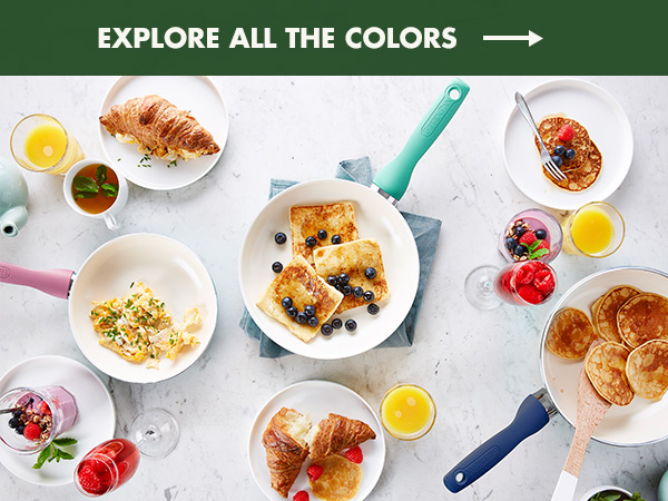 GreenPan, Rio, Ceramic Nonstick, PFAS-Free, Non-Toxic, Cookware