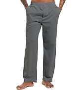 Inner Wish Men's Pajama Pant, Soft Mens Lounge Pants Sleep Bottoms with Pockets Drawstring