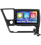 Radio for Honda Civic 2006 2007 2008 2009 2010 2011 Car Stereo with Wireless CarPlay Android Auto...