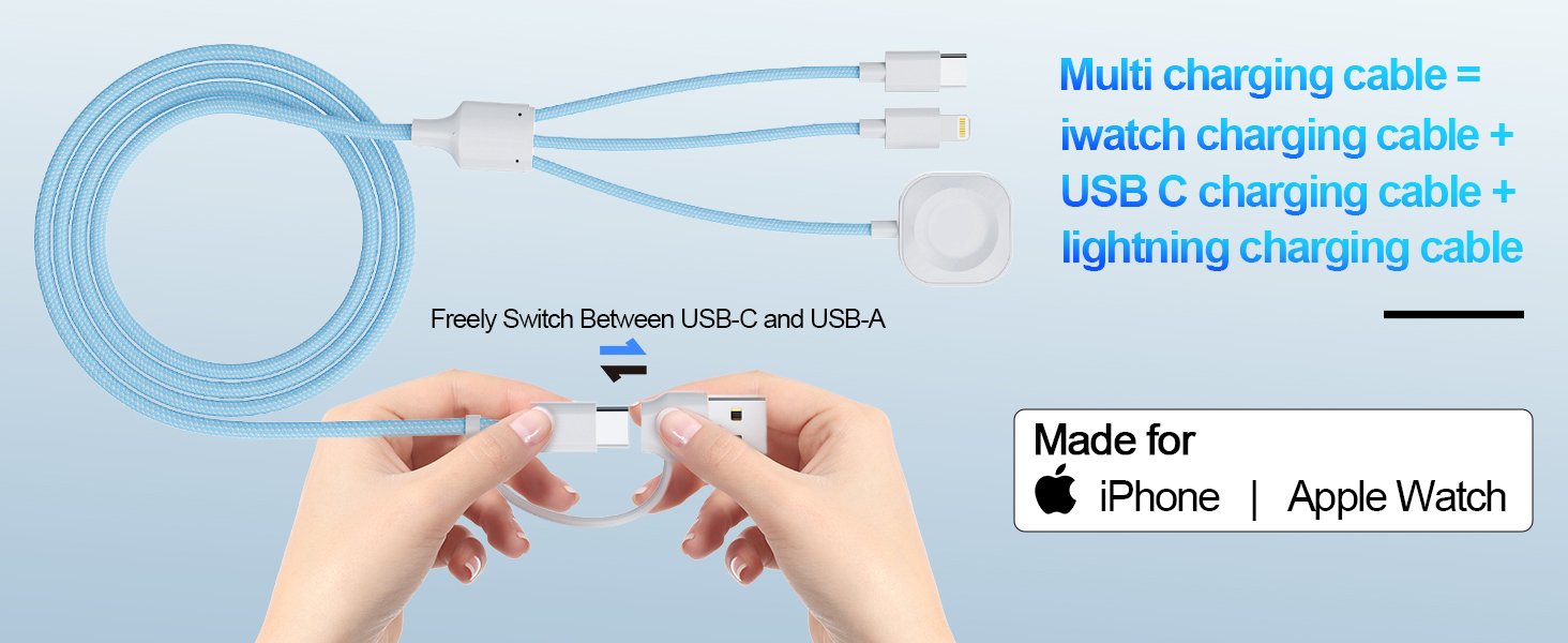 multiple charger cord