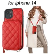 Bocasal crossbody RFID blocking wallet case with card slots holder