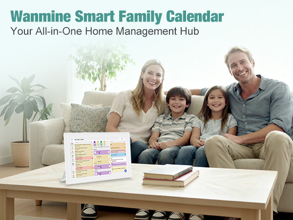 Wanmine Smart Family calendar-all in one home management hub