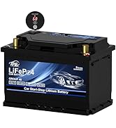 Group48 LiFePO4 Lithium-ion Car Battery Lightweight Design Auto Lithium Battery 12V 60AH High-Per...