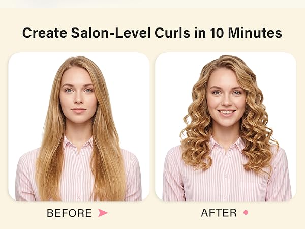 Create Salon level curls in 10 minutes