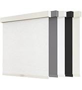 AOSKY 100% Blackout Roller Shades Cordless Blinds for Windows, Free-Stop Shades with Valance, The...