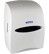 Kimberly-Clark Sanitouch Hard Roll Paper Towel Dispenser (09991), Hands-Free Pull Dispensing, Whi...