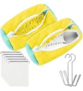 9PCS Shoes Washing Machine Bag Kit,Include Reusable 2PCS Washing Shoes Bag,5PCS Clear Waterproof ...