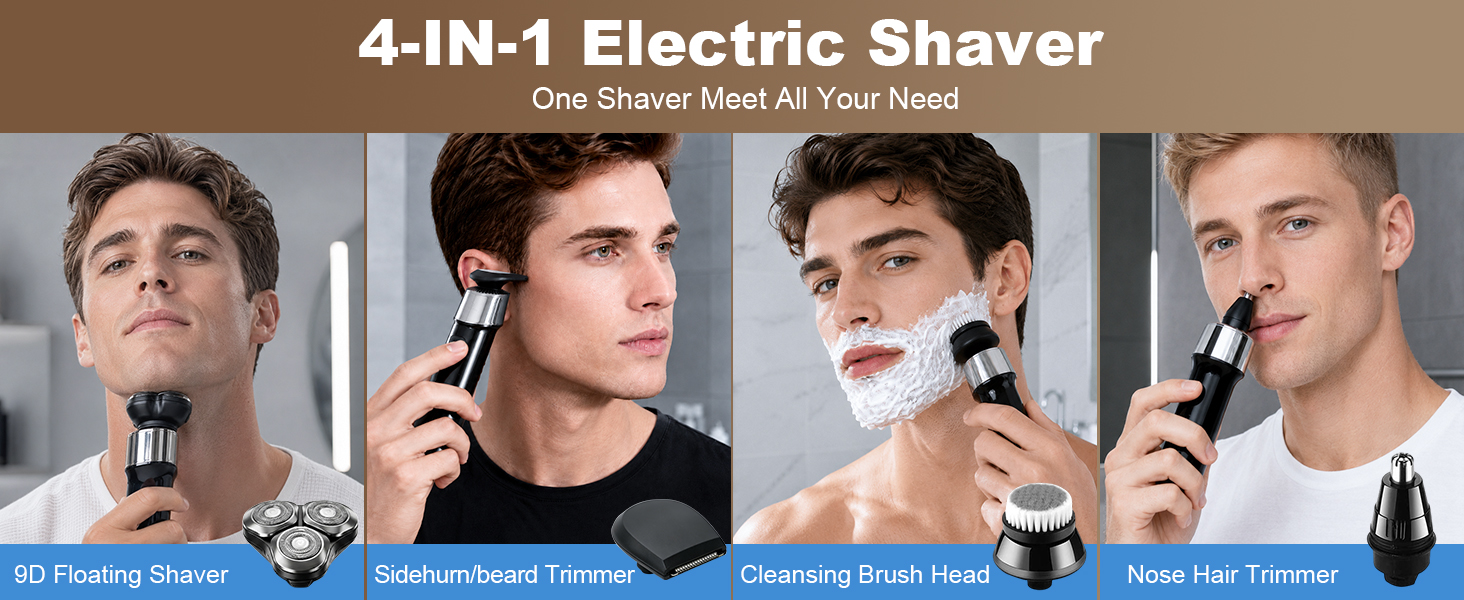 4-IN-1 Electric Shaver