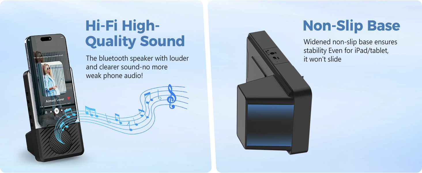 HiFi Sound &amp;amp; Non Slip Base