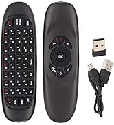 Air Mouse, 2.4GHz Keyboard with USB Receiver and Cable, Universal TV Remote Air Mouse Remote for ...