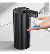 Fantictas Automatic Soap Dispenser Touchless, Stainless Steel 11.5 oz 3 Levels Adjustable Hand So...