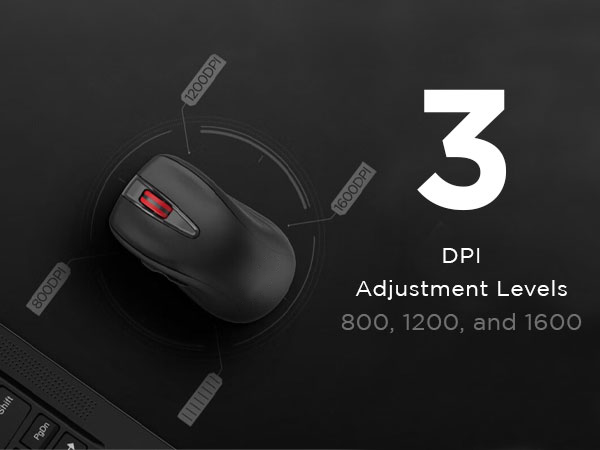 800, 1200, and 1600 DPI