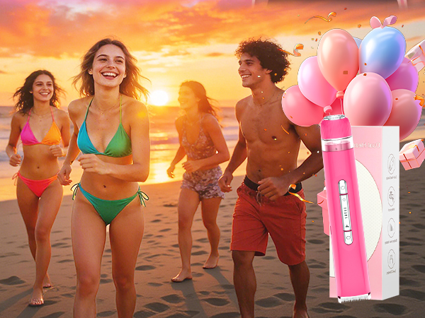 2 in 1 Women&amp;#39;s Electric Shaver, Dual Head Bikini Trimmer,Waterproof