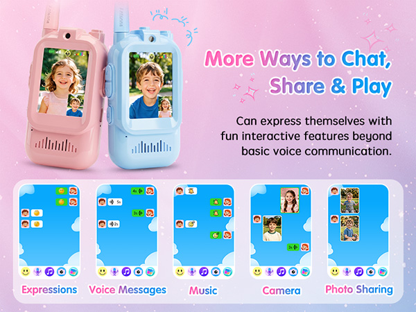 Kids Walkie Talkies with Video 4A