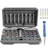 42 In 1 Magnetic Screwdriver Set, Multi Bit Ratchet Screwdriver Set with Small Screwdriver, t Han...