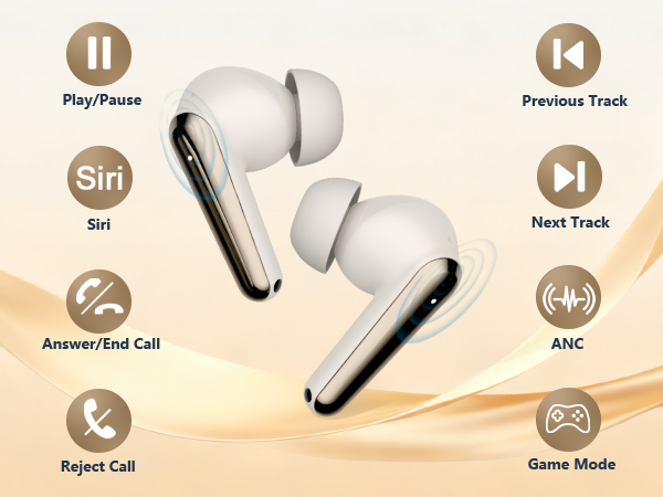 touch control earbuds