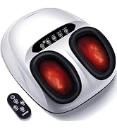 Shiatsu Foot Massager Machine with Heat &amp; Remote, 2026 Upgraded Deep Kneading Feet Massager for P...