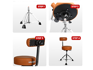 drum throne drum stool drummer seat round stool music chair