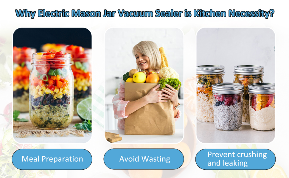 Electric Mason Jar Vacuum Sealer