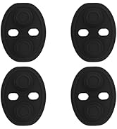 Figpade 4PCS Universal Silicone Car Door Latch Covers,Upgraded Silicone Door Latch Protective Cov...