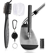 Ouffun Golf Club Clean Tool Set, Golf Club Brush and Golf Club Groove Sharpener Cleaner for U & V...