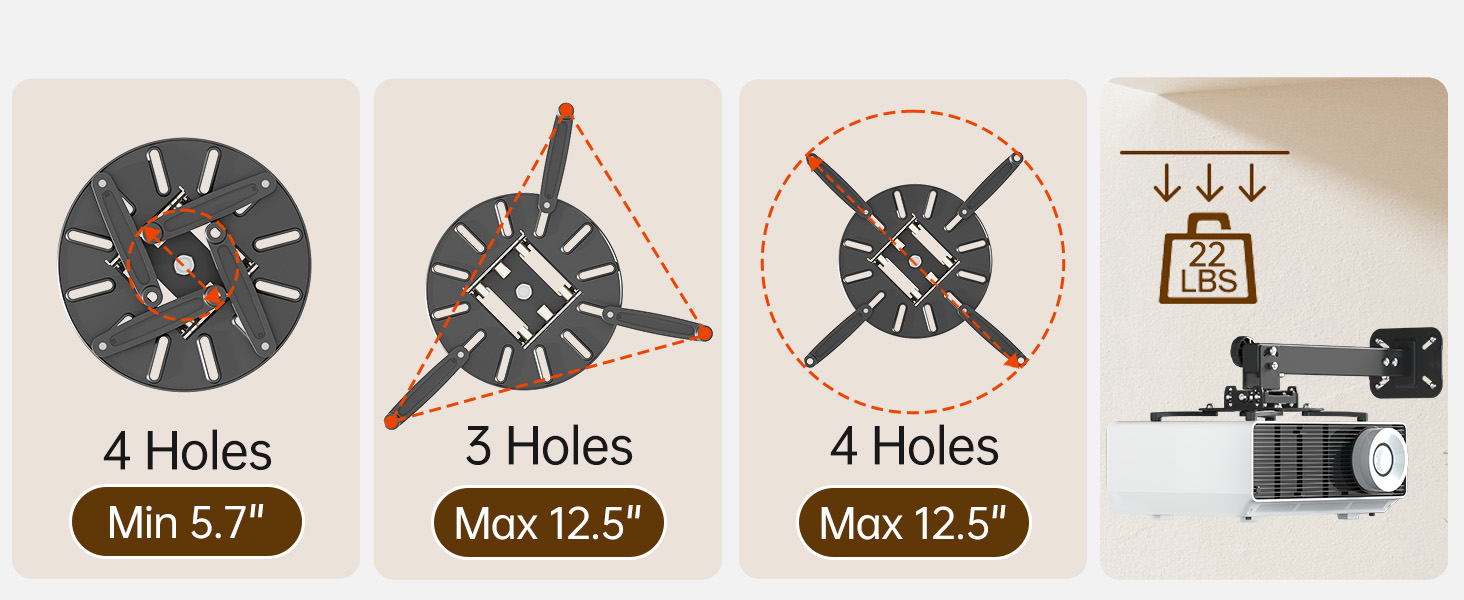 projector wall mount