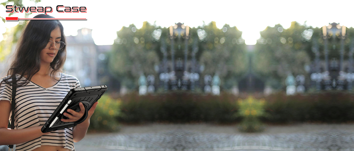 iPad 9th/8th/7th Generation Case-Built-in Screen Protector