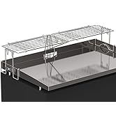Skyflame Adjustable Griddle Warming Rack for 17" 22" 28" 36" Griddles, Universal Stainless Steel ...