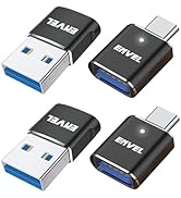 ENVEL USB C to USB Adapter, USB 3.0 to USB C Adapter, OTG Converter for Desktop Laptop Projector ...