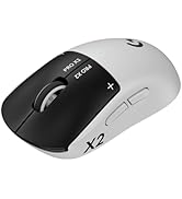Logitech PRO X2 SUPERSTRIKE Lightspeed Wireless Gaming Mouse, Ultra-Fast Performance, Ultra Light...